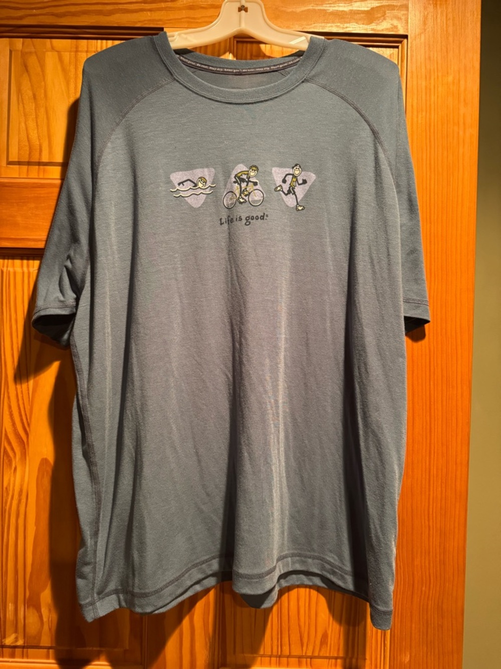 Life Is Good Blue Graphic Tee Size XL